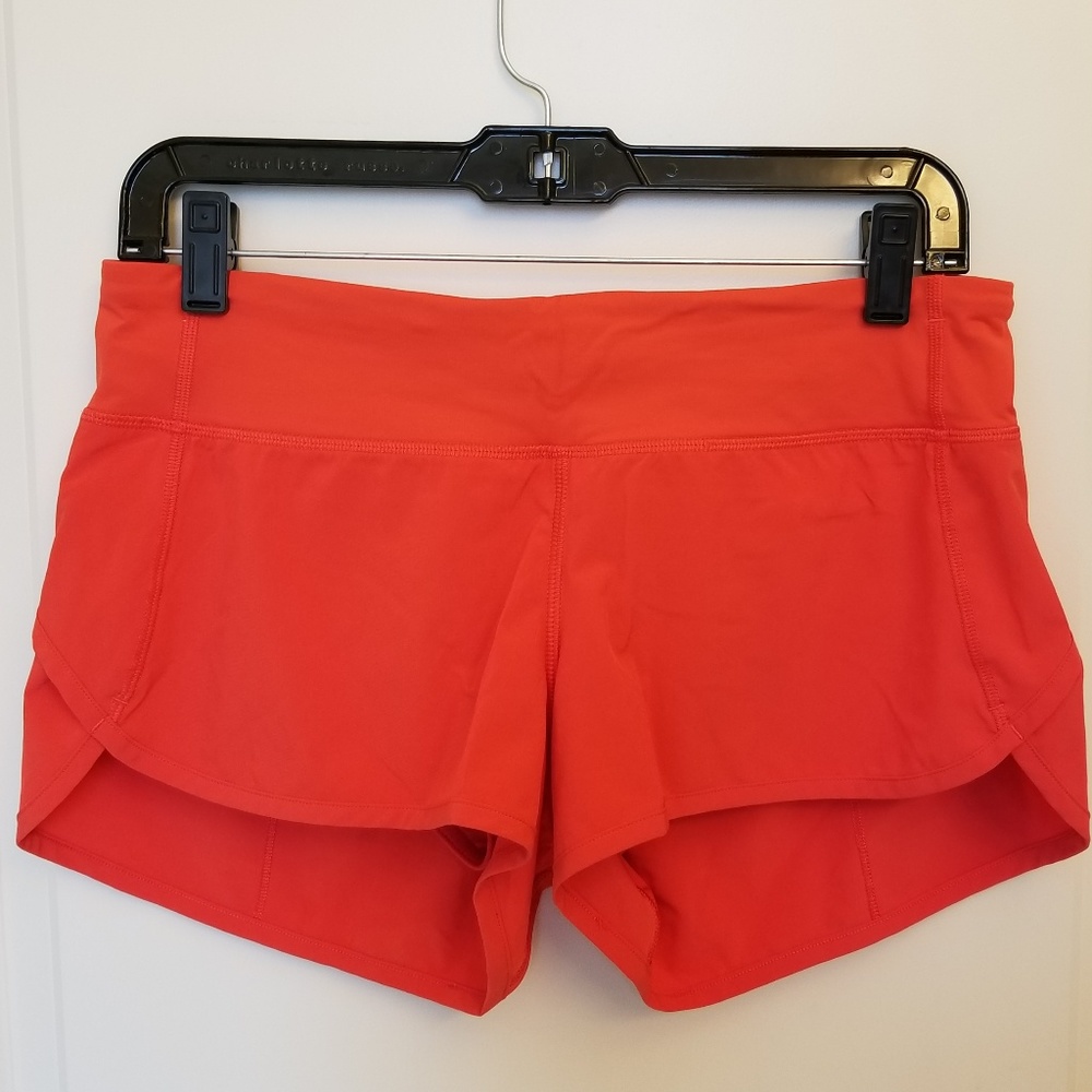 Lululemon Speed Shorts, Size 6